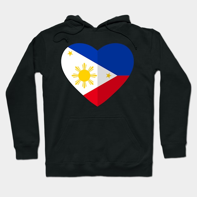 pilipinas flag heart Hoodie by CatheBelan